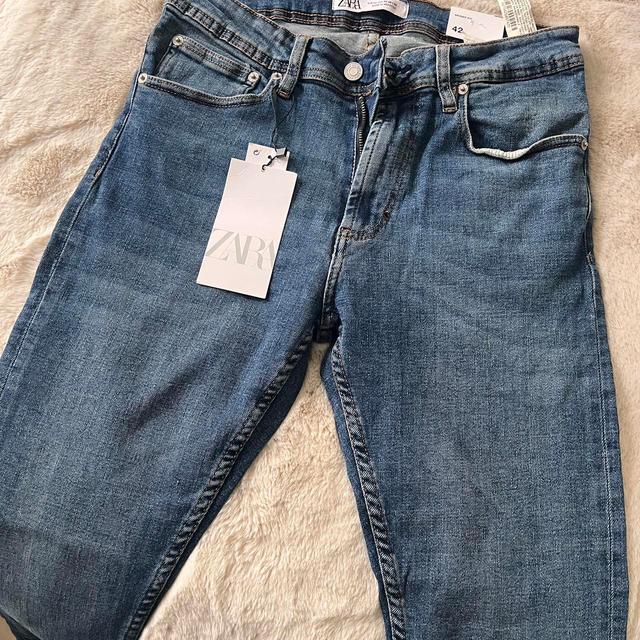 Zara Men's Jeans - Blue - 42" on Productcaster.