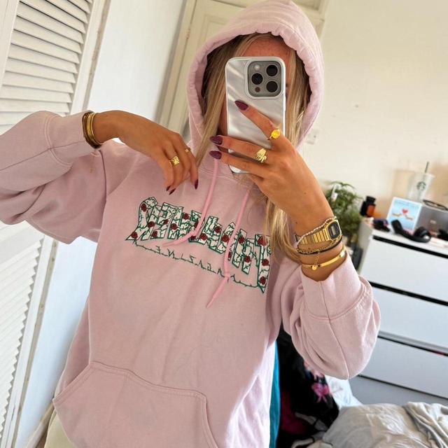 Thrasher Women's Hoodie - Pink - M on Productcaster.