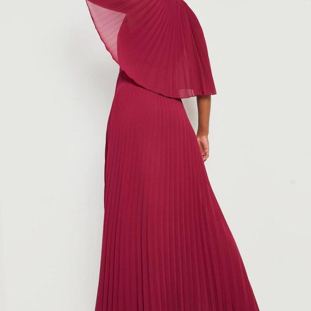 Boohoo Women's Maxi Dress - Burgundy/Red - 6 on Productcaster.