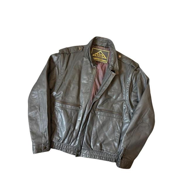 Men's Bomber Jacket - Grey - XL on Productcaster.