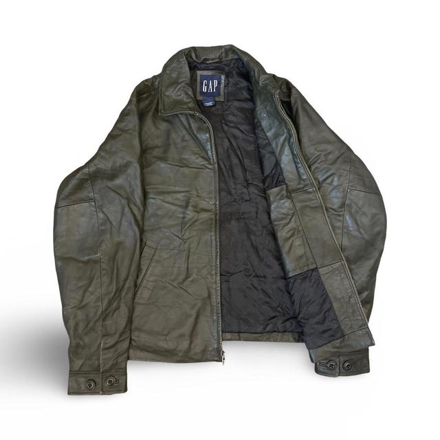 Gap Men's Bomber Jacket - Khaki/Green - XS on Productcaster.