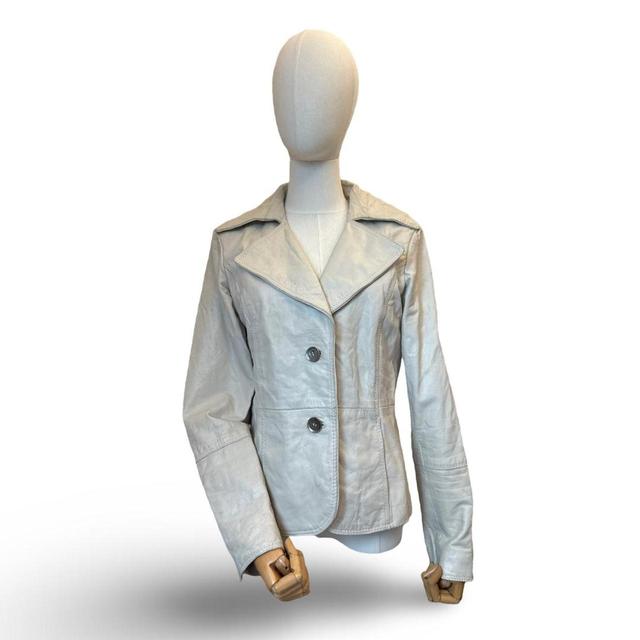 Vila Women's Bomber Jacket - Cream/White - UK 10 on Productcaster.