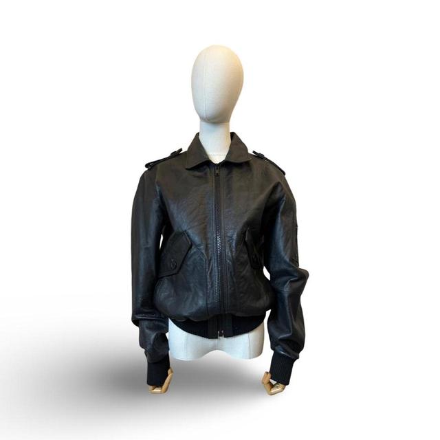 H&M Women's Bomber Jacket - Black - UK 10 on Productcaster.