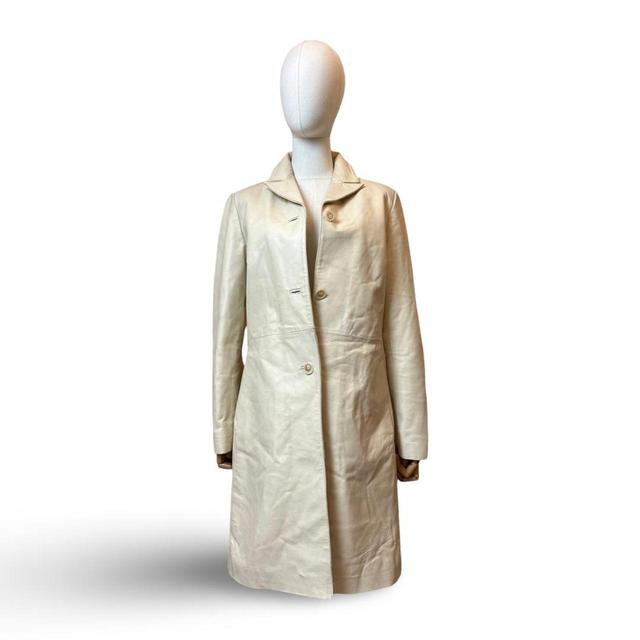 Women's Overcoat - Cream/White - UK 10 on Productcaster.