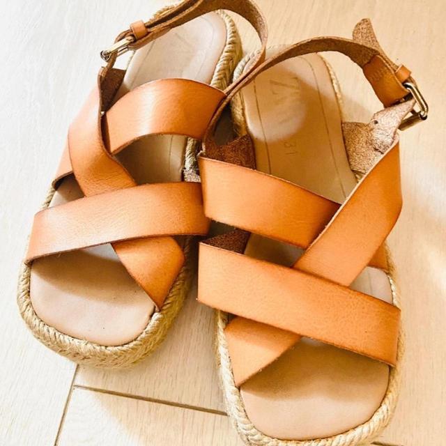 Zara Kids' Sandals - Tan - 12-12.5 on Productcaster.