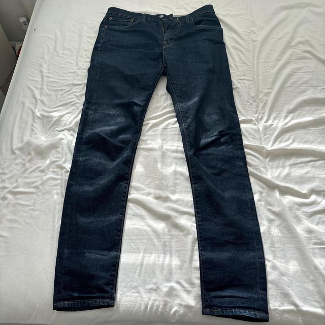 Levi's Men's Slim Jeans - Navy - 34" on Productcaster.