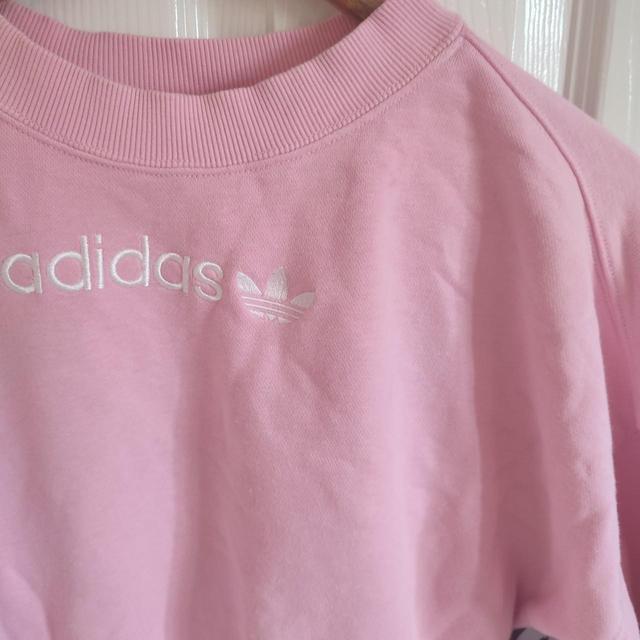 Adidas Women's Jumper - White/Pink - 6 on Productcaster.