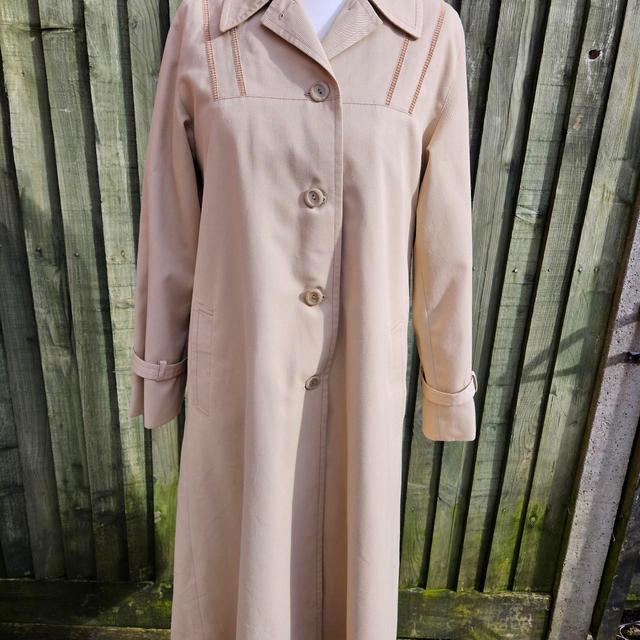 Vintage Women's Trench - Tan - UK 10 on Productcaster.