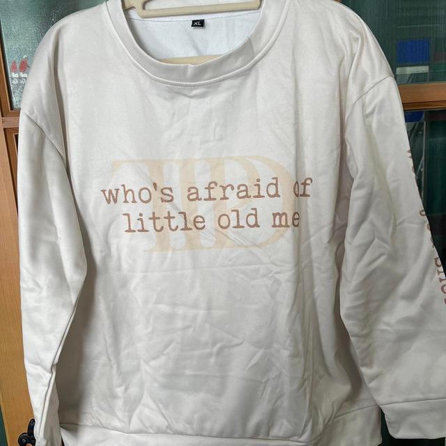 Women's Sweatshirt - Cream/White - 16 on Productcaster.