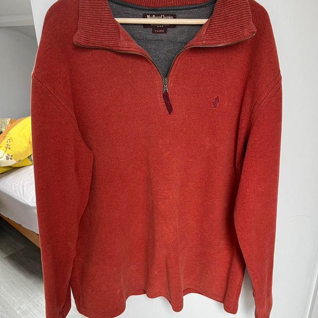 Marlboro Men's Jumper - Orange/Red - XL on Productcaster.