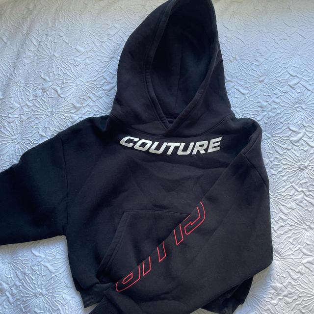 The Couture Club Women's Hoodie - Black/Red - S on Productcaster.