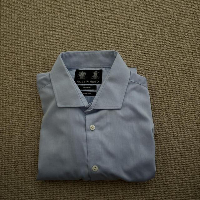 Austin Reed Men's Shirt - Blue - M on Productcaster.