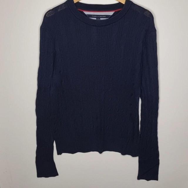 Tommy Hilfiger Men's Jumper - Blue - M on Productcaster.