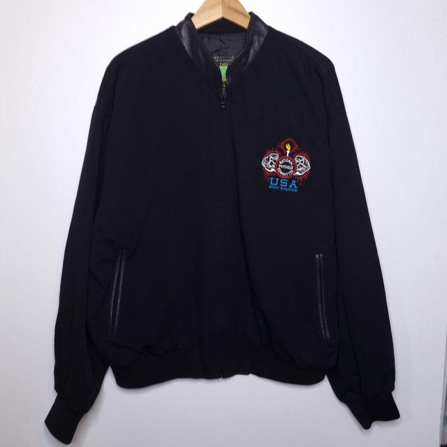 Vintage Men's Jacket - Black - XXL on Productcaster.