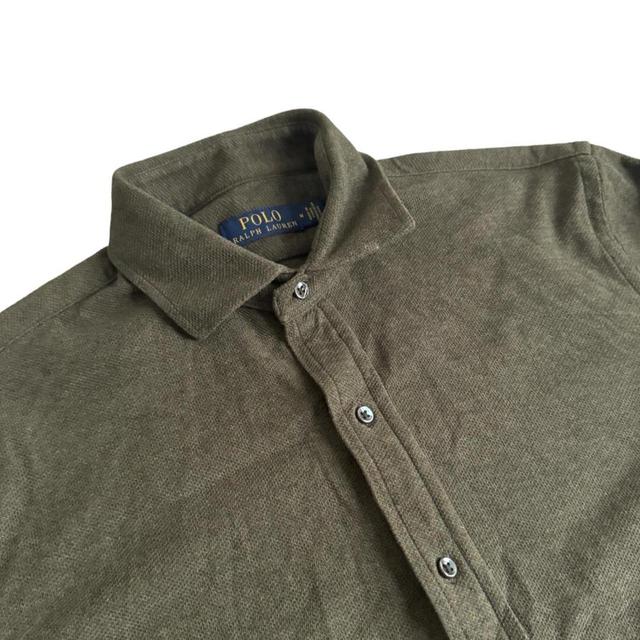 Ralph Lauren Men's Shirt - Green - M on Productcaster.