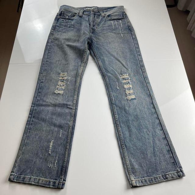 Vintage Men's Jeans - Blue - 32" on Productcaster.