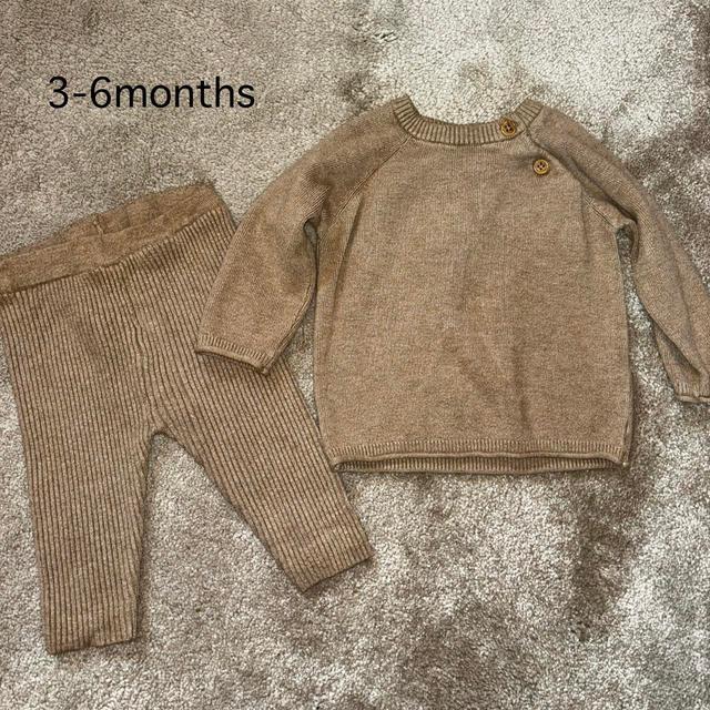 Kids' Jumper - Brown/Tan - 3-6 months on Productcaster.