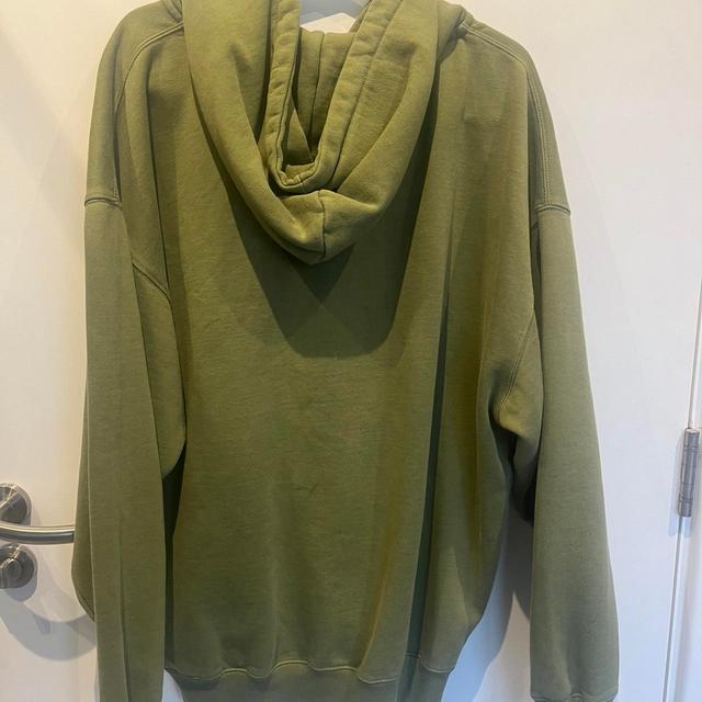 Brandy Melville Women's Hoodie - Green/Khaki - One size on Productcaster.