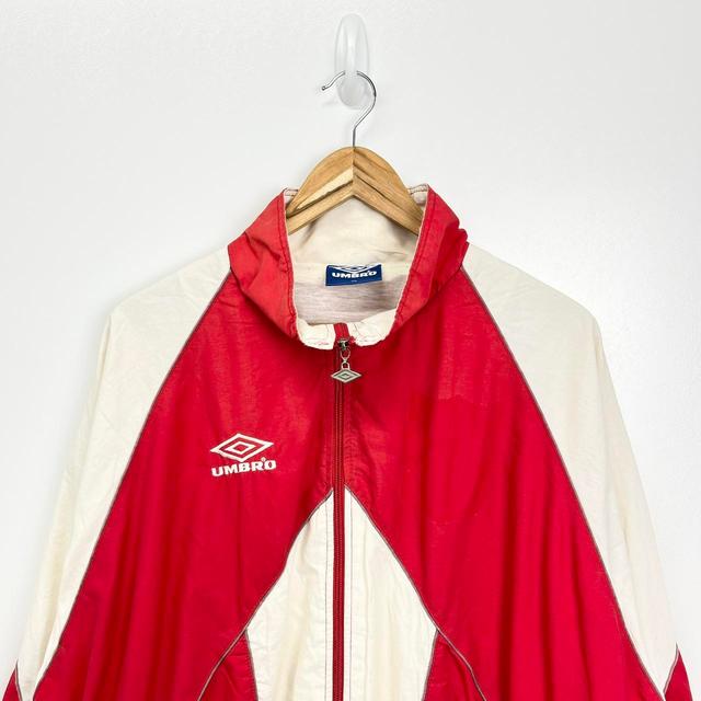 Umbro Men's Windbreaker Jacket - Red - XL on Productcaster.