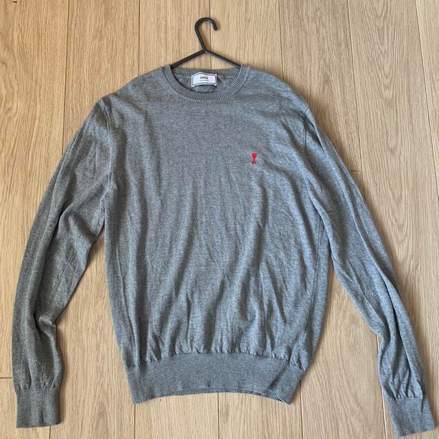 AMI Paris Men's Sweatshirt - Grey - S on Productcaster.