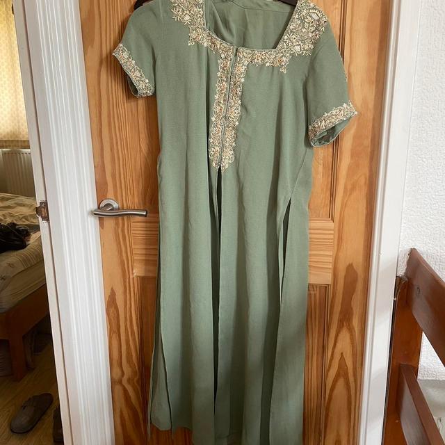 Handmade Women's Special Occasion Dress - Green - 16 on Productcaster.