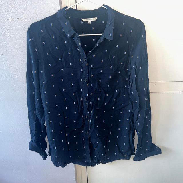 Women's Blouse - Navy - 6 on Productcaster.