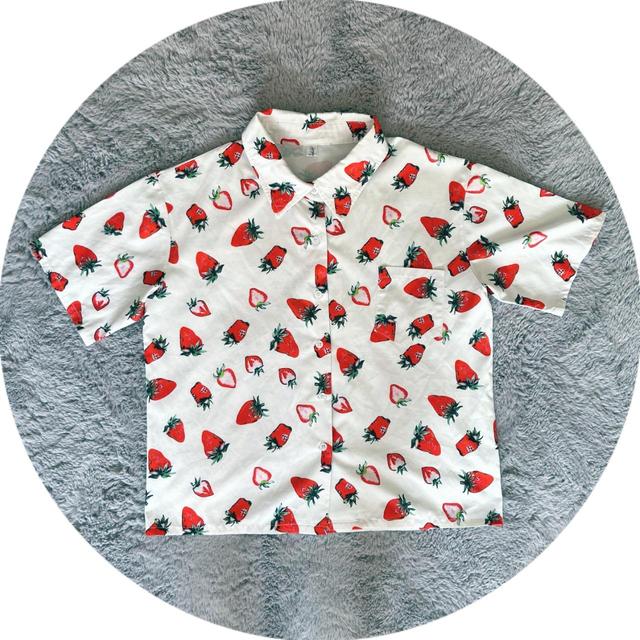 Women's Shirt - White/Red - One size on Productcaster.