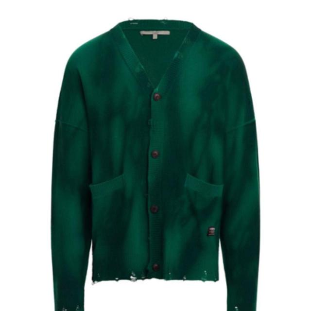 Hudson Men's Cardigan - Green - M on Productcaster.