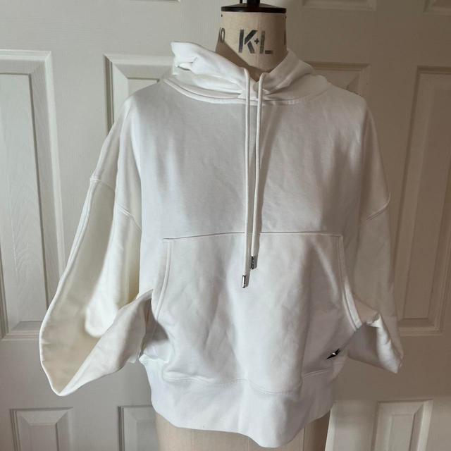 H&M+ Women's Hoodie - White - 12 on Productcaster.