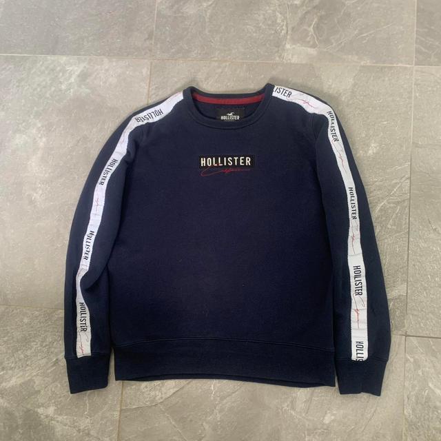 Hollister Co. Men's Jumper - Navy - S on Productcaster.