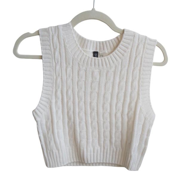 H&M Women's Vest - Cream - 6 on Productcaster.