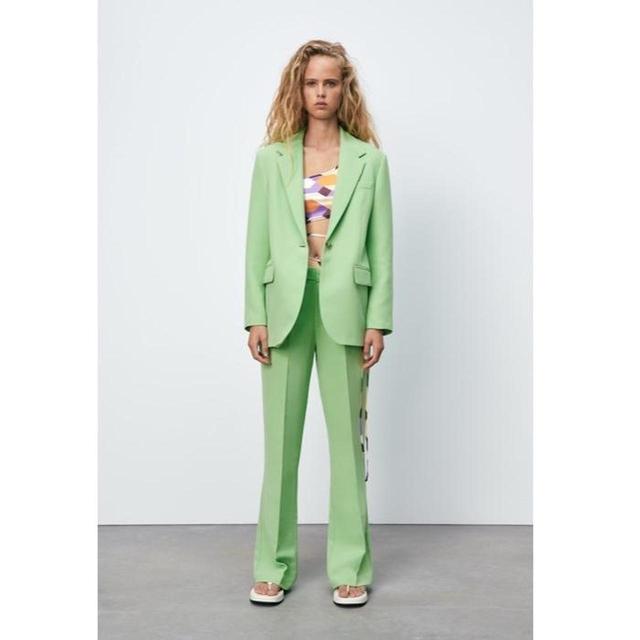 Zara Women's Suit - Green - 8 on Productcaster.