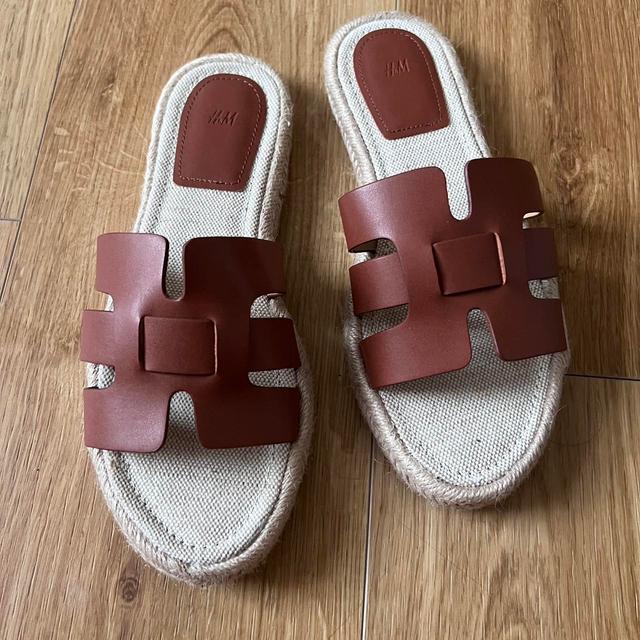 H&M Women's Sandals - Brown/Tan - UK 5 on Productcaster.