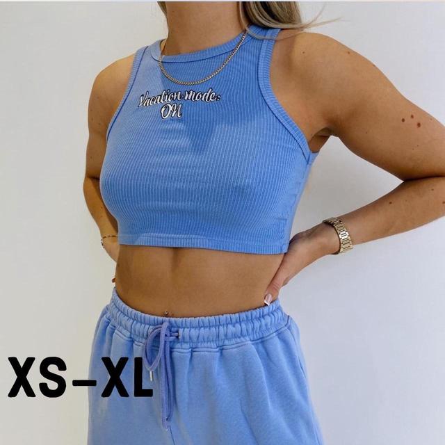 Women's Crop top - Blue - M on Productcaster.