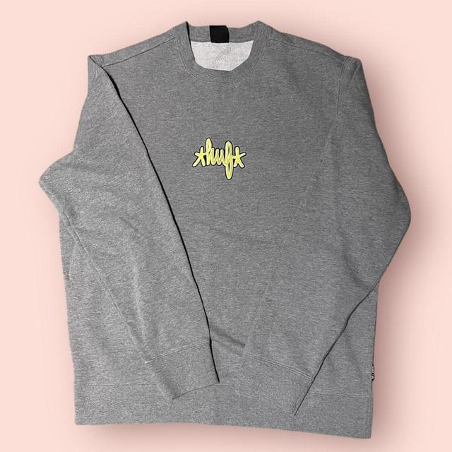 HUF Men's Sweatshirt - Grey - L on Productcaster.