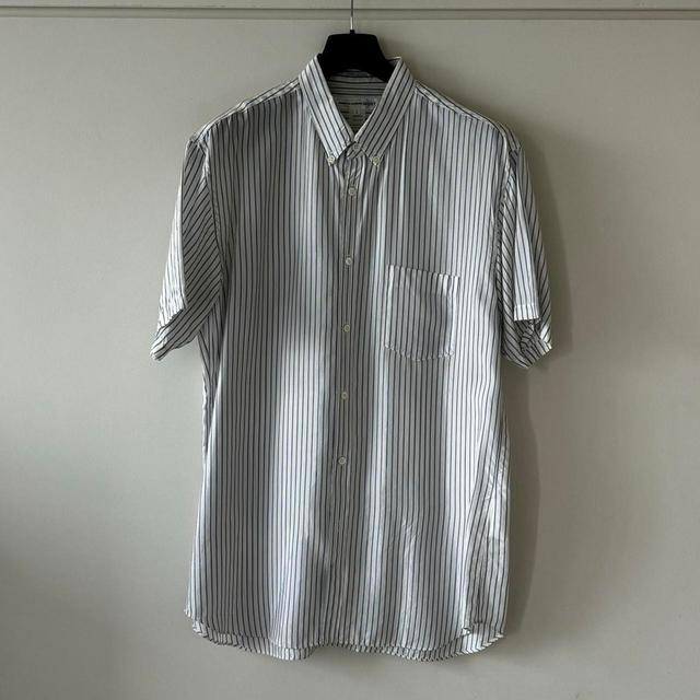 Comme des Garçons Men's Shirt - White/Blue - L on Productcaster.