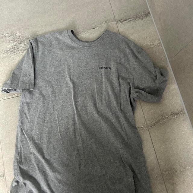 Patagonia Men's T-shirt - Grey - L on Productcaster.