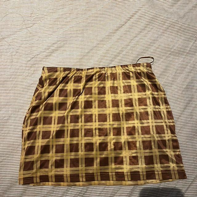 With Jéan Women's Skirt - Brown/Multi - S on Productcaster.