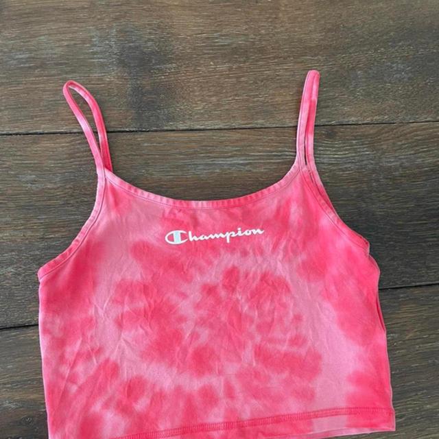 Champion Women's Crop top - Pink - S on Productcaster.