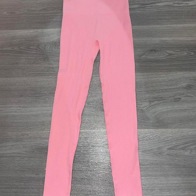 SHEIN Women's Leggings - Pink - UK 8 on Productcaster.