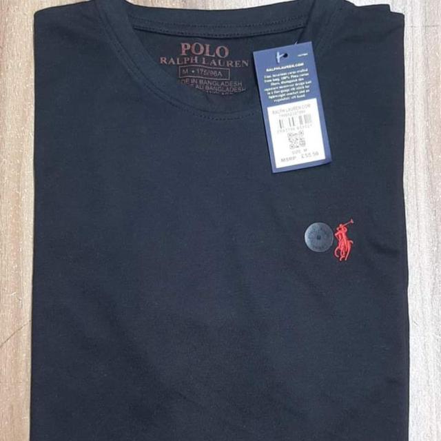 Ralph Lauren Men's T-shirt - Black - XXL on Productcaster.