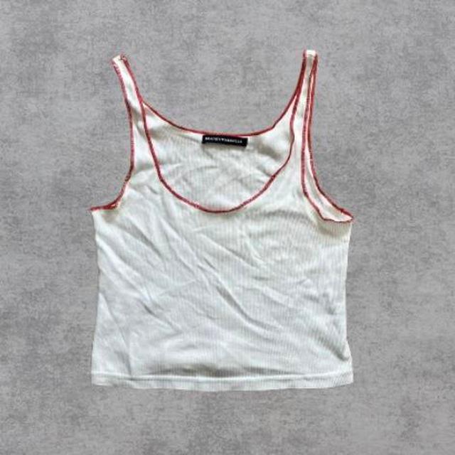 Brandy Melville Women's Vest - White/Cream - 10 on Productcaster.