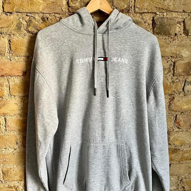 Tommy Hilfiger Men's Hoodie - Grey - L on Productcaster.