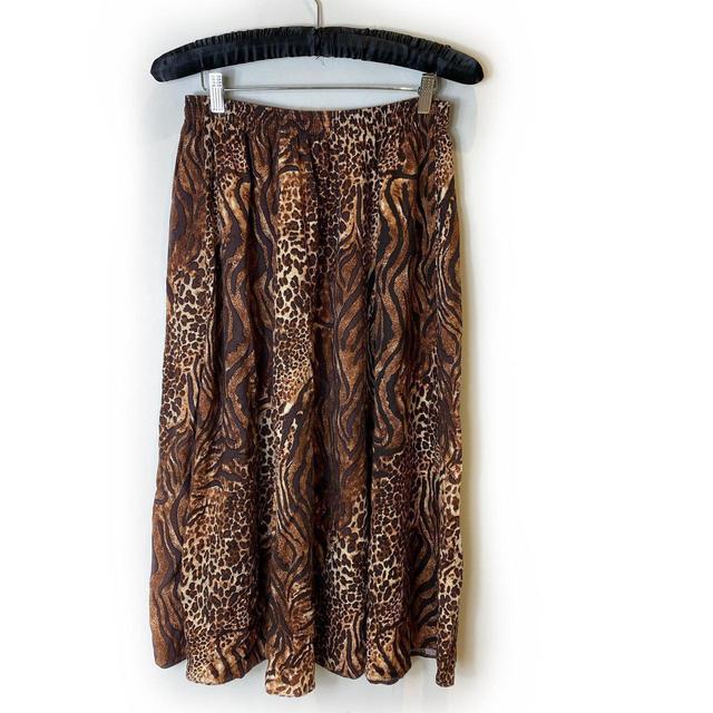 Vintage Women's Skirt - Brown - One size on Productcaster.