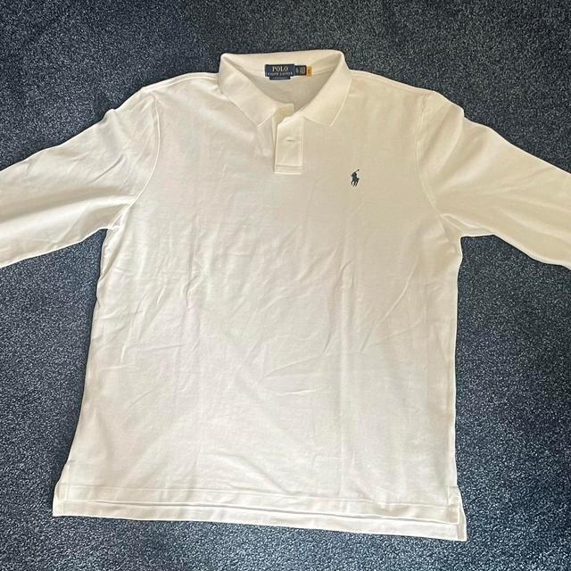 Ralph Lauren Men's Polo shirt - White - XL on Productcaster.