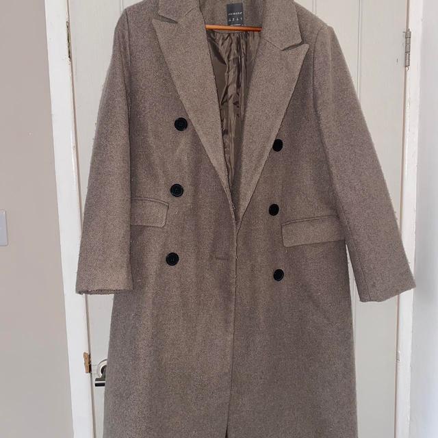 Primark Women's Overcoat - Brown - UK 10 on Productcaster.