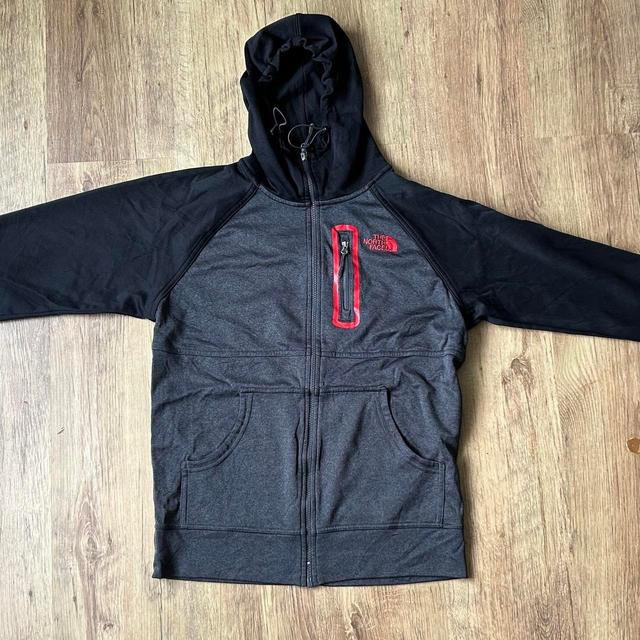 The North Face Men's Hoodie - Grey/Black - S on Productcaster.