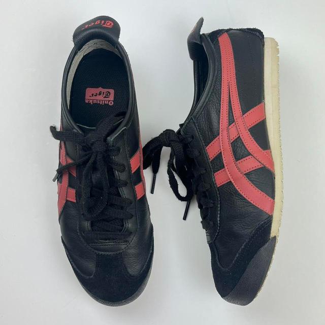 Onitsuka Tiger Women's Trainers - Black/Red - UK 3.5 on Productcaster.