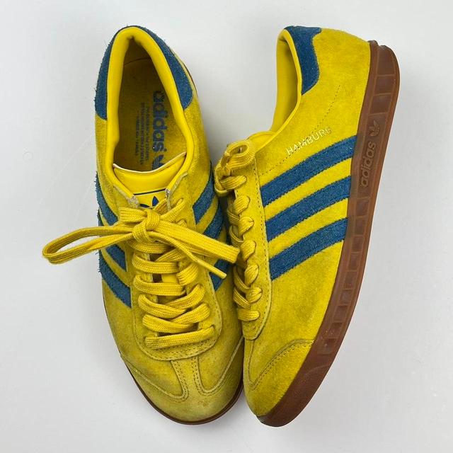 Adidas Women's Trainers - Yellow/Blue - UK 6 on Productcaster.