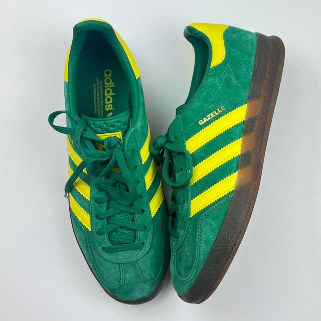 Adidas Men's Trainers - Green/Yellow - UK 8 on Productcaster.